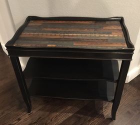 yard stick side table, diy, painted furniture, repurposing upcycling, woodworking projects