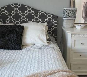 the 12 most brilliant uses people came up with for shower curtains, Reupholster your ugly headboard for cheap