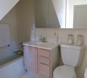q tiny awkward bathroom how to make bigger on 200 budget , bathroom ideas, home decor, home decor dilemma