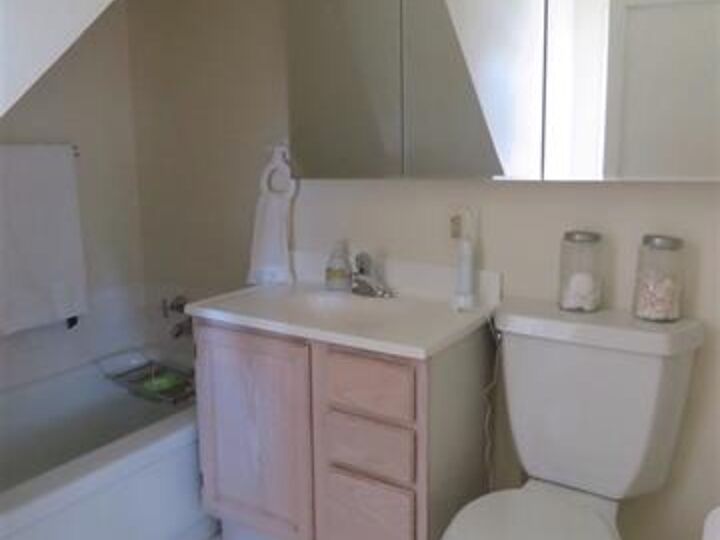 q tiny awkward bathroom how to make bigger on 200 budget , bathroom ideas, home decor, home decor dilemma