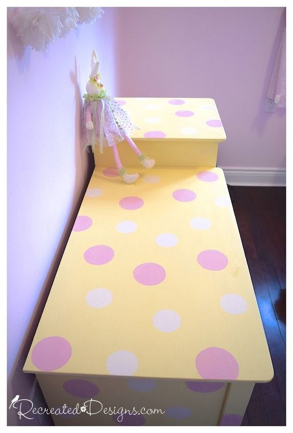 painted polka dot bliss, bedroom ideas, painted furniture