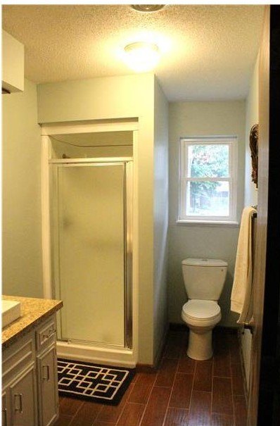 a dated bathroom makeover diy style , bathroom ideas, home improvement, small bathroom ideas