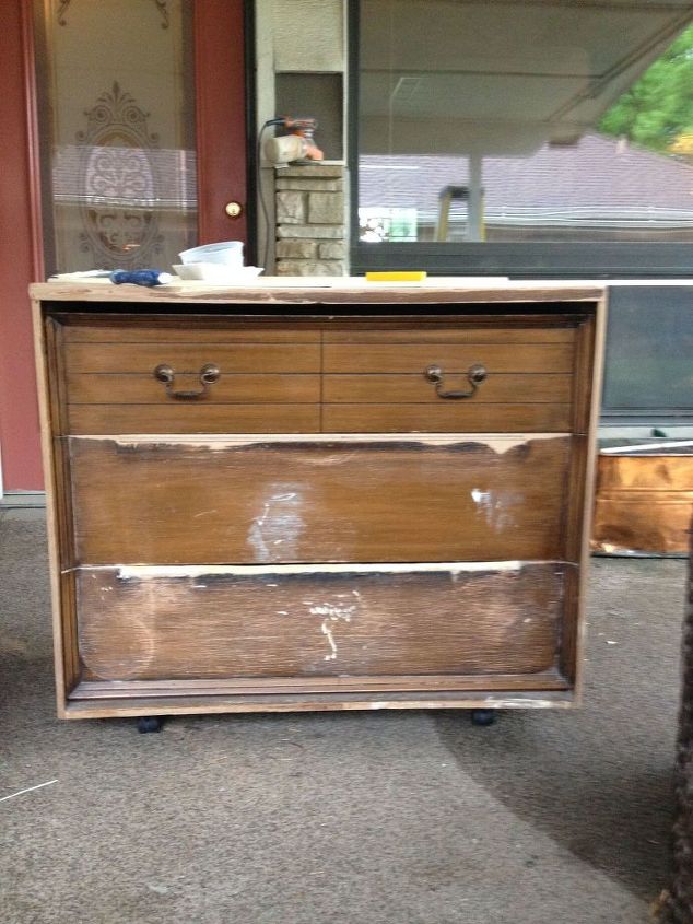 trash to repurposed life, container gardening, gardening, repurposing upcycling, No legs and drawers do not fit this cabinet