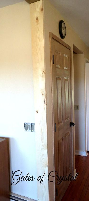 faux rustic wood and beams, home decor, home maintenance repairs