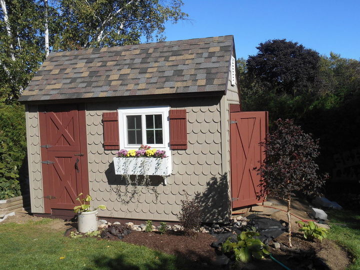 s 11 updates to let your husband know you want before mother s day, home improvement, home maintenance repairs, seasonal holiday decor, A private potting shed all your own