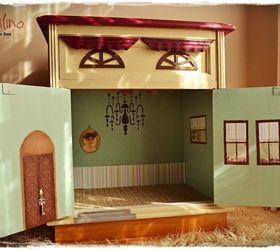 a nightstand doll s house, crafts, painted furniture, repurposing upcycling