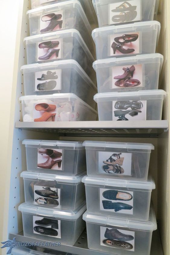 sole searching a shoe storage solution, closet, diy, organizing, shelving ideas, storage ideas, At a glance dust free show storage