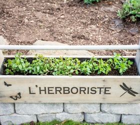 l herboriste planter, chalk paint, container gardening, gardening, painted furniture, repurposing upcycling