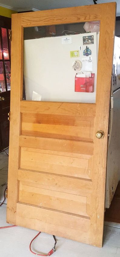 an old door upcycle, doors, foyer, organizing, repurposing upcycling
