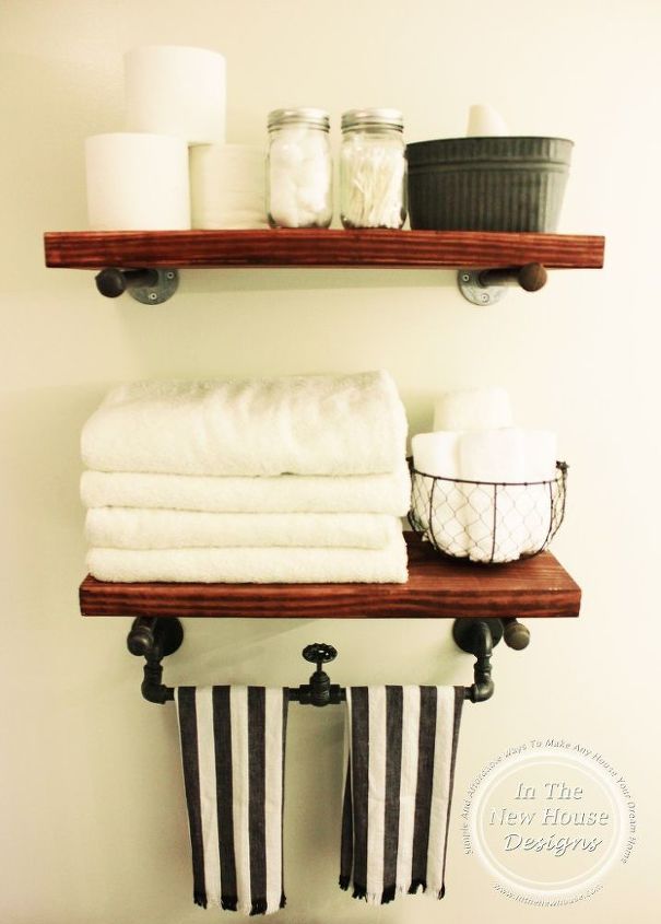 DIY Industrial Farmhouse Shelving Hometalk