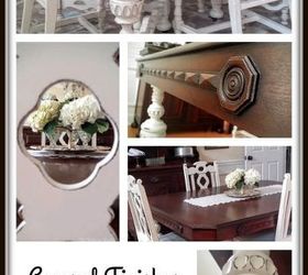 old dining room table makeover, dining room ideas, painted furniture