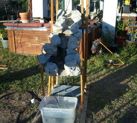 How to Build a Fairy Garden Waterfall With Foam In A Can Hometalk