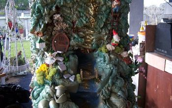 How to Build a Fairy Garden Waterfall With Foam In A Can