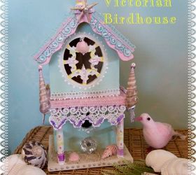 victorian cape may birdhouse diy redo, crafts