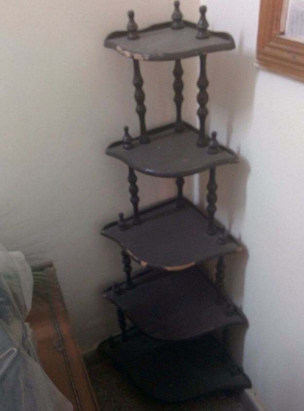 q any ideas for repurposing or revamping this shelf stand , repurpose furniture, repurposing upcycling, shelving ideas