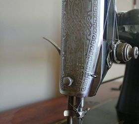 restoring a vintage sewing machine, home decor