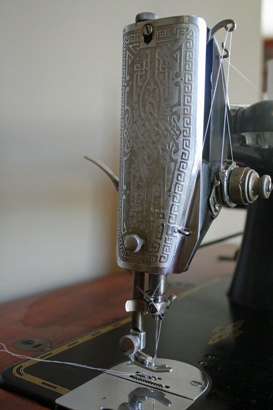 restaurao de uma mquina de costura antiga