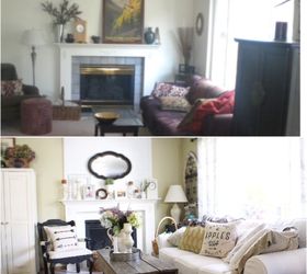 fireplace makeover , fireplaces mantels, I love our fireplace now