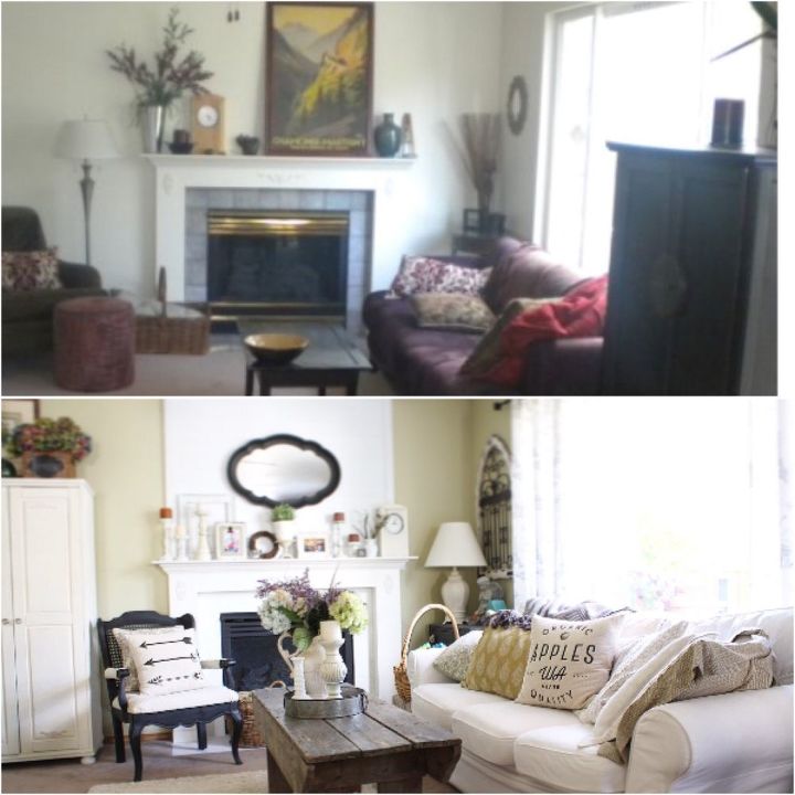 fireplace makeover , fireplaces mantels, I love our fireplace now