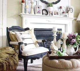 fireplace makeover , fireplaces mantels, Viola