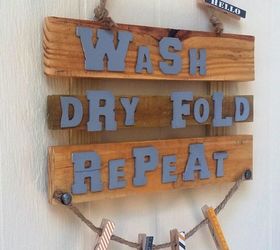 wooden laundry sign , crafts, diy, laundry rooms