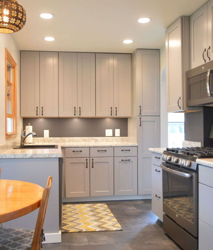 Kitchen Remodel With Gray Cabinets | Hometalk