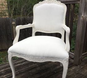 bergere posing chair, painted furniture, reupholster