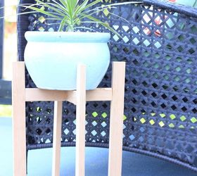 west elm inspired diy plant stands, diy, gardening, how to, woodworking projects
