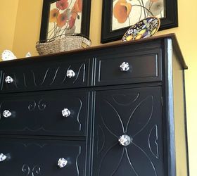 depression buffet makeover, decoupage, diy, home decor, painted furniture