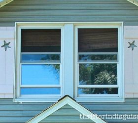 s 11 quick tricks to whip your home exterior into shape, curb appeal, home decor, Or cut cute and simple beachy shutters