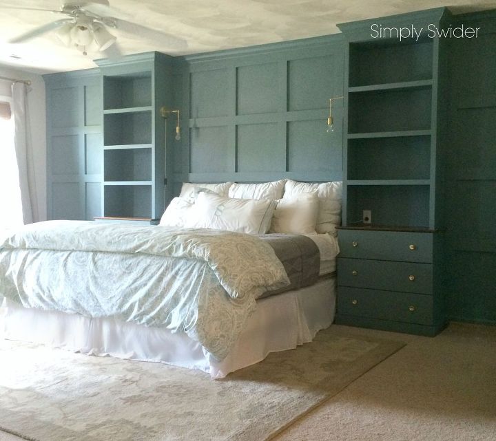 diy master bedroom built ins