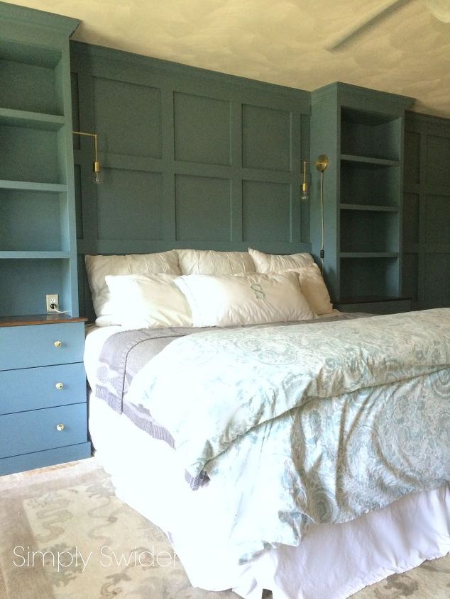 diy master bedroom built ins