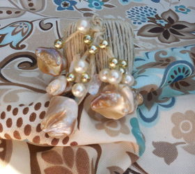 shell napkin rings, crafts, how to