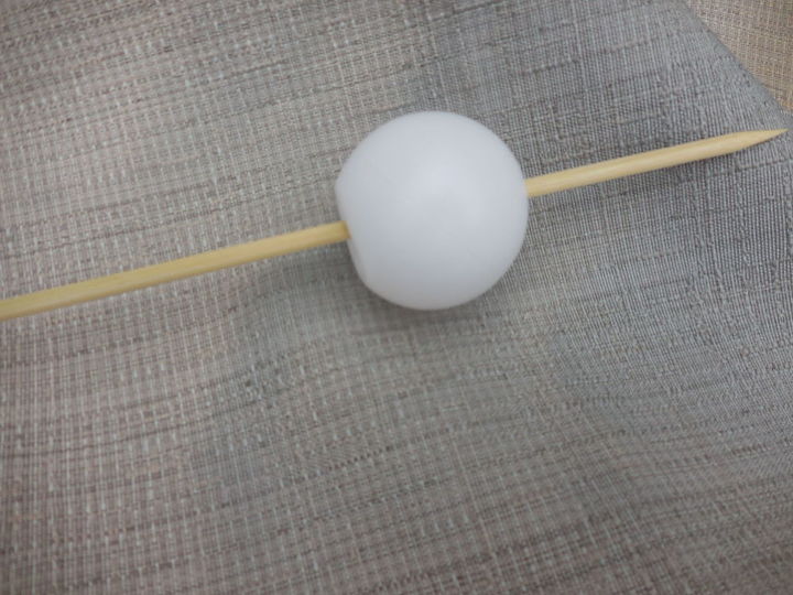 gazing ball stakes, Skewer and ball