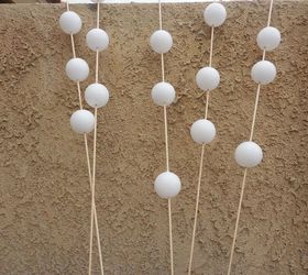 gazing ball stakes, getting ready to paint