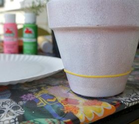 silly painted terra cotta pots, container gardening, crafts, gardening, how to