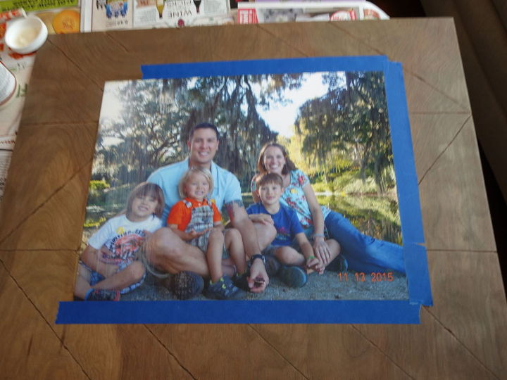 retrato de familia en foe chevron print wood abril 30dayflip