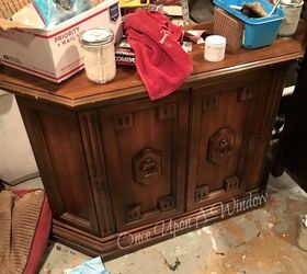 credenza beach makeover, bedroom ideas, crafts, diy, painted furniture