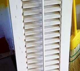 up cycle from old shutter to organizer, organizing, repurposing upcycling, window treatments