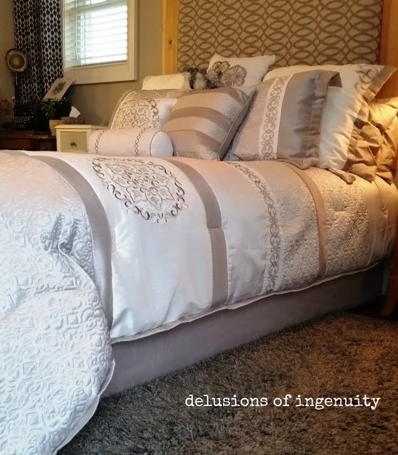 tailoring a bed skirt, bedroom ideas, diy, home decor, how to, reupholster