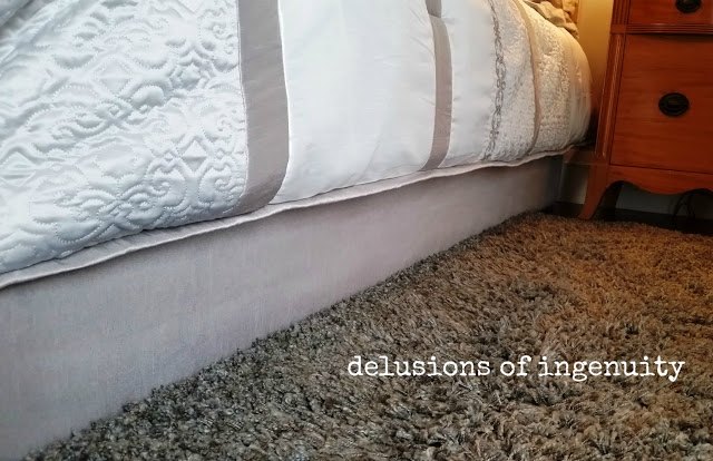 tailoring a bed skirt, bedroom ideas, diy, home decor, how to, reupholster