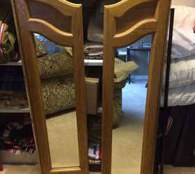 what to do with triple dresser mirror sides