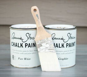 mesa de centro com annie sloan chalk paint e minwax stain