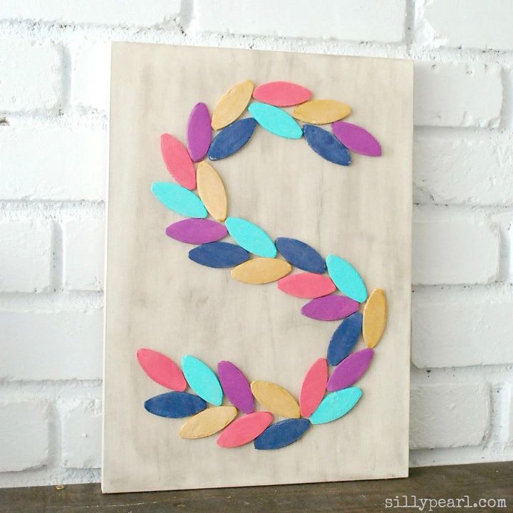 wood monogram sign, crafts, how to