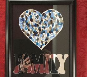 family heirloom art great gift idea, crafts, how to, wall decor