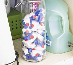 the 15 smartest storage hacks for under your sink, Move cleaning supplies to a sleeker container