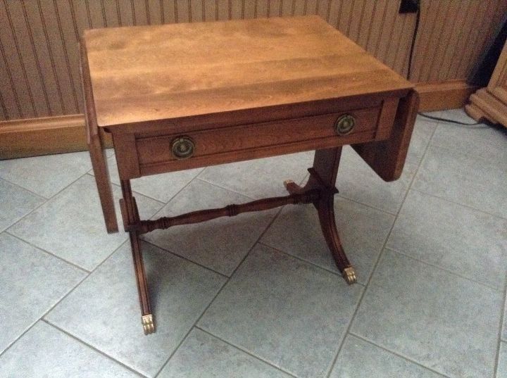 how can i modernize this little drop leaf table