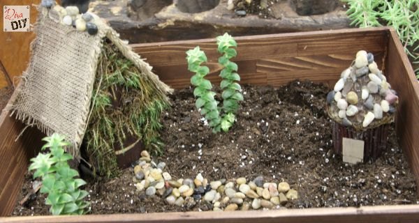 how to make a fairy garden that is easy and inexpensive, crafts, gardening, how to, Make a container Fairy Village
