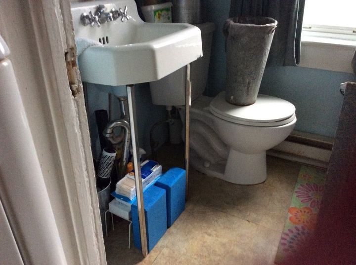 ugly sink , bathroom ideas, how to, small bathroom ideas