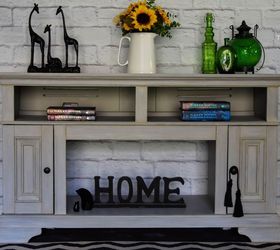 pressed wood fireplace from cheap to chic, fireplaces mantels, how to, painted furniture, shabby chic